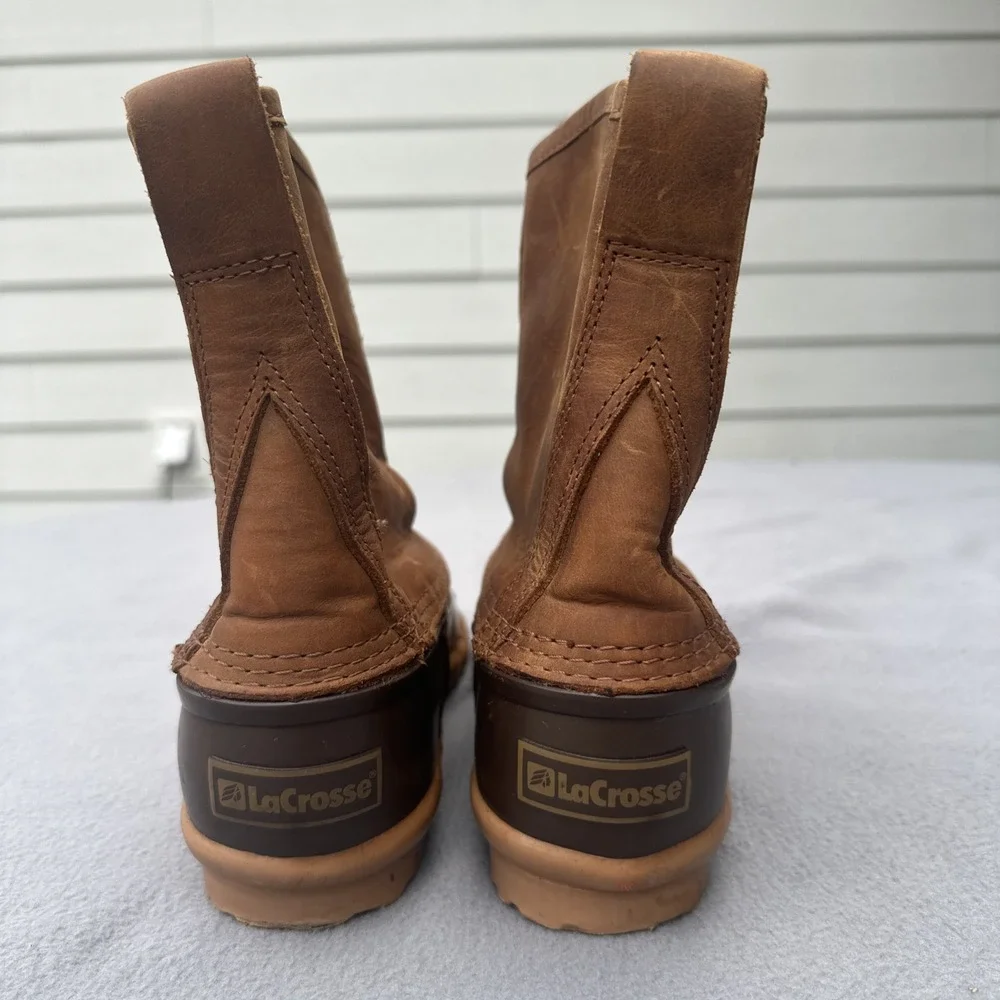 Lacrosse Trekker Duck Boots‎ Mens 6 Womens 7.5 Steel Shank Waterproof